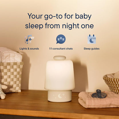 Hatch Baby Sound Machine & Night Light Routine Builder (Greige)