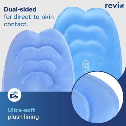 REVIX 20" XXXL Knee Ice Pack Wrap Around Entire Knee, Extra Large Ice Pack | Covers Full Knee with Cold Compression for Meniscus Tear, Arthritis, Back, Shoulder and Post-Workout Recovery