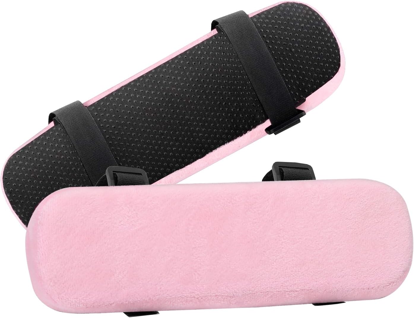 MOSISO Chair Armrest Pads, Home/Office Chair Arm Rest Covers, Black | 2 Pack Memory Foam Comfy Computer Gaming Elbow Cushion, Removable Washable Elbow, Support Forearm Pressure Relief