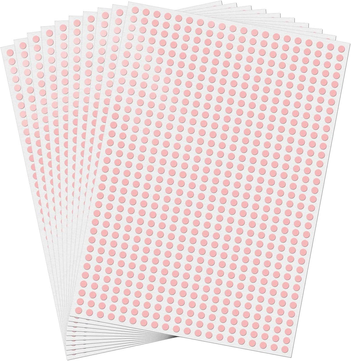 20 Colors Round Stickers 1/4 Inch Removable Vinyl Dot Label 7000 PCS