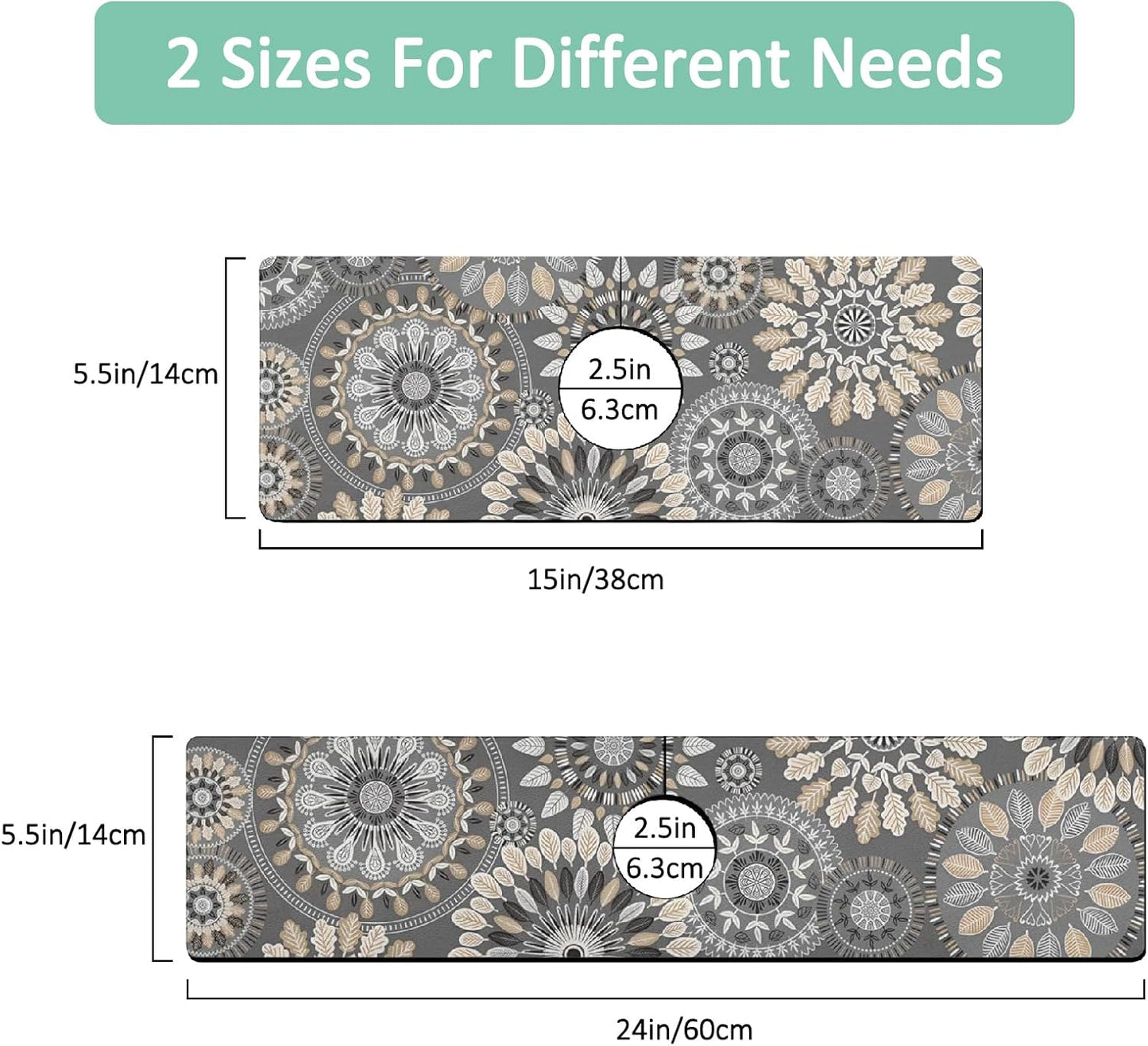 Kitchen Sink Splash Guard Faucet Mat 24" X 5.5" Tropical Leavesl Absorbent Fast Drying Mat Faucet Draining Mat Sink Splash Guard Behind Faucet Drip Catcher for Kitchen Bathroom