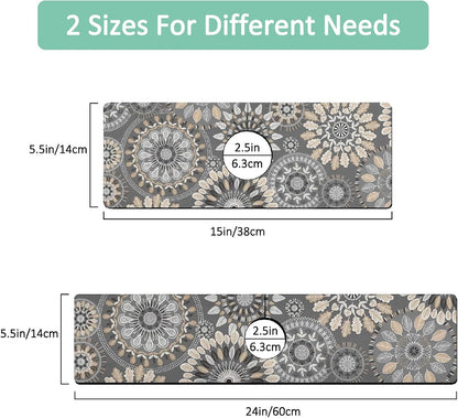 Kitchen Sink Splash Guard Faucet Mat 24" X 5.5" Tropical Leavesl Absorbent Fast Drying Mat Faucet Draining Mat Sink Splash Guard Behind Faucet Drip Catcher for Kitchen Bathroom
