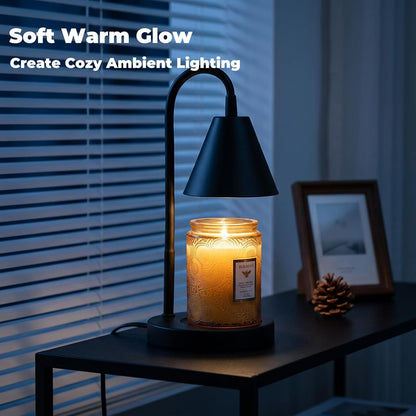 LALISU Candle Warmer Lamp with Timer Electric Candles Light Birthday Gifts