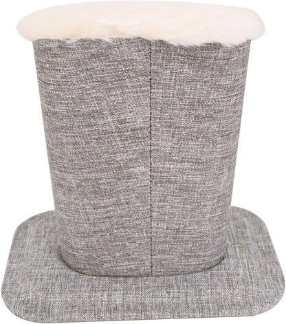 Baitaihem Pack of 2 Plush Lined Eyeglasses Holder Stand Protective Glasses Case For Desks Or Nightstands