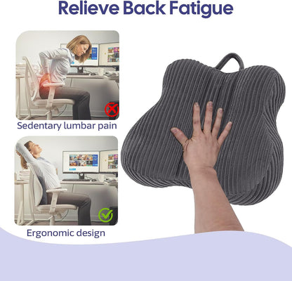 Lumbar Support Pillow for Couch, Back Support Pillow for Chair