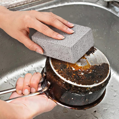 Maryton Grill Stone Cleaning Brick - Griddle Grills Cleaning Kit Block Pumice Stone for Removing Stains BBQ Grease, 3 Count | Pumice Brick for Removing Stains BBQ Grease of Griddle