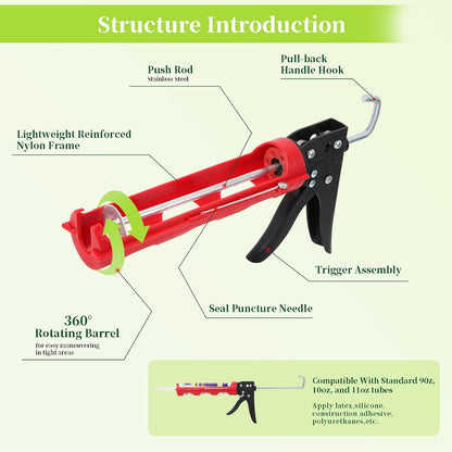 Caulk Tool Kit for Removal and Application Caulking Spatula Grout Stripper Tool Grout Remover Angle Carbide Scraper Caulking Tips Tool with Caulk Application Tool and Silicone Finishing Tools