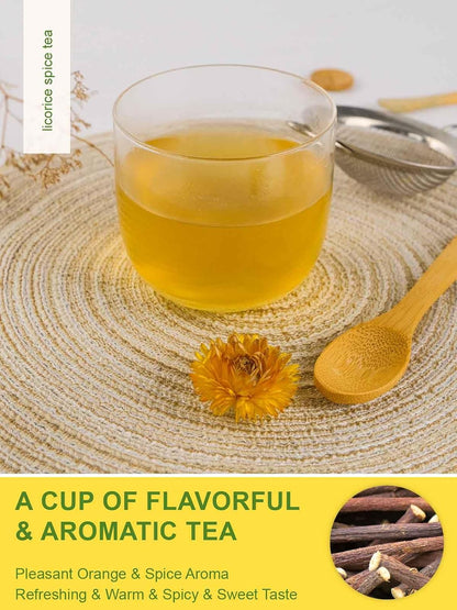TeeLux Dandelion Leaf & Root Tea Bags, Natural Roasted Dandelion Root with Fresh Dandelion Leaf Herbal Tea, Caffeine Free, 100 Count