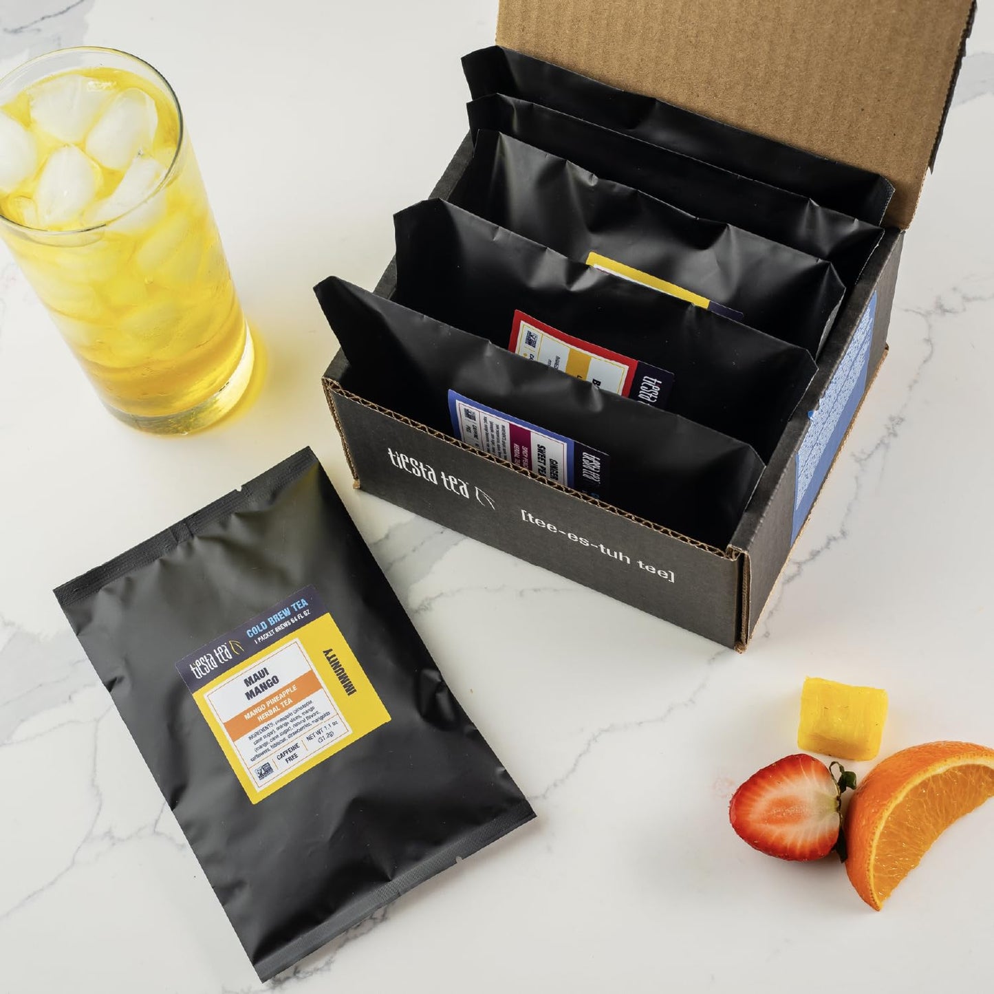 Tiesta Tea - Top 8 Favorites Sampler Set, Loose Leaf, Up to 80 Cups | High to No Caffeine, Hot & Iced, Tea Variety Pack with Green, Herbal, & Black, 8 Sample Pouches