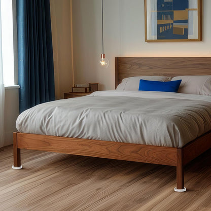 Non Slip Furniture Pads for Hardwood Floors - 12PCS 2" Caster Cups, Round | Furniture Stoppers to Prevent Sliding, Anti Slip Furniture Coasters Cup, Floor Protectors for Furniture Bed Couch Chair,Black