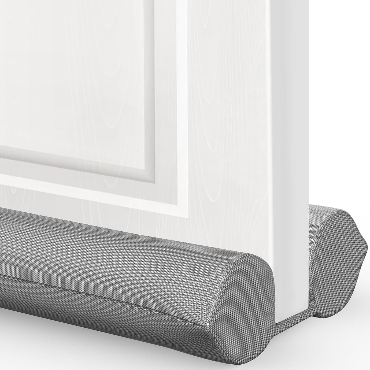Comfyanno Under Door Draft Stopper - Bottom Door Gap Filler & Seal - Fits 30” to 36” Door, Double Side Block Noise, Sound, Air, Bugs, Dust, Easy to Install, No Adhesive, Black