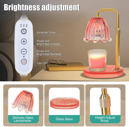 Candle Warmer Lamp with Timer,Birthday Gifts for Women