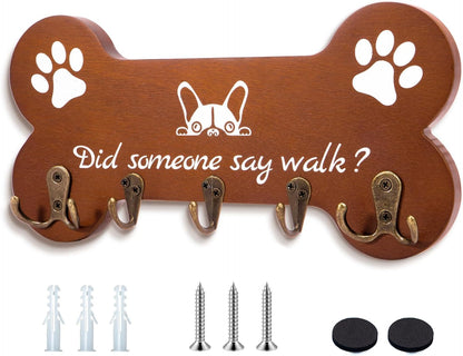 Dog Leash Holder forwall,Coat RackHooks, Mount Storage Organizer