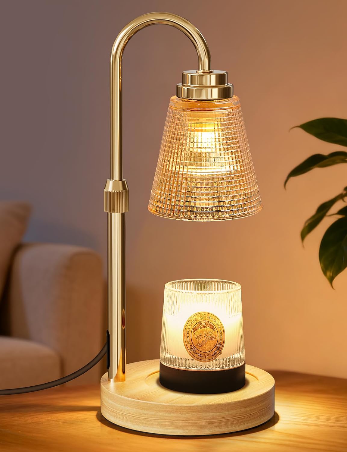 Candle Warmer Lamp with Timer Dimmer, Home Decor for Birthday Gifts Women