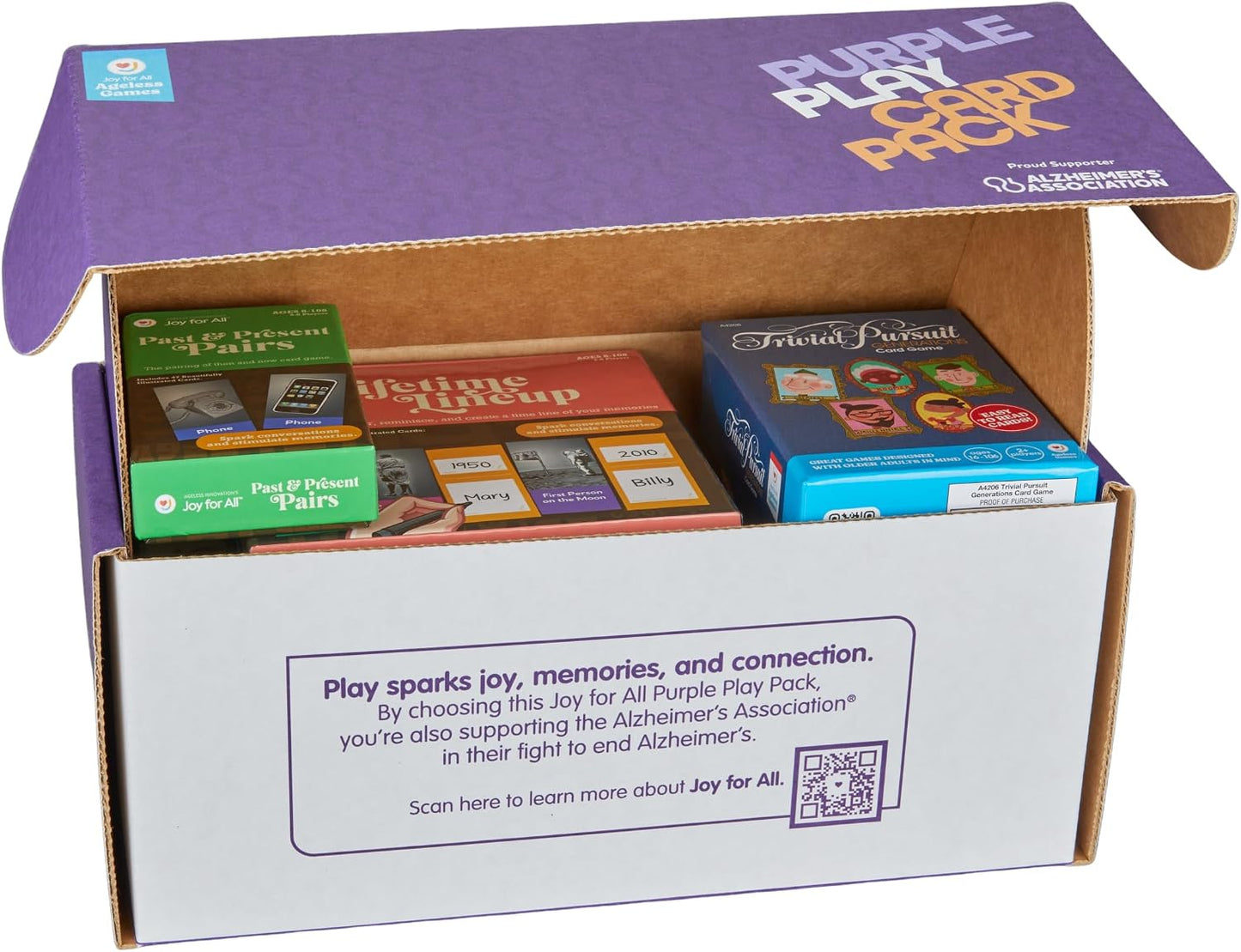 Ageless Games Taboo Charades - Classic Word Guessing & Charades Game for Older Adults - Big Easy to Read Cards for Low Vision - 80 Customizable Word Guess Cards - Fun Family Card Game for Ages 13-103