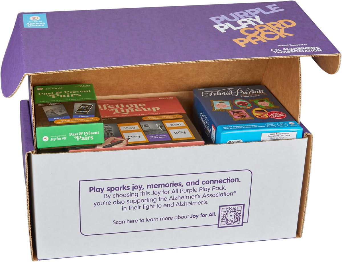 Ageless Games Taboo Charades - Classic Word Guessing & Charades Game for Older Adults - Big Easy to Read Cards for Low Vision - 80 Customizable Word Guess Cards - Fun Family Card Game for Ages 13-103