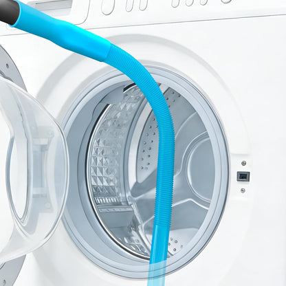 Upgraded Dryer Vent Cleaner Kit: Universal Vacuum Hose Attachment for Lint Removal Fits All Vacuums Cleaner Dryer Cleaning Tools for Clogged Ducts (Blue)