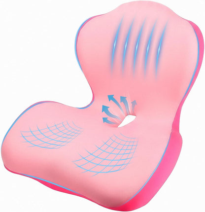 Car Seat Cushion Office Chair Cushion with Lumbar Support Pillow