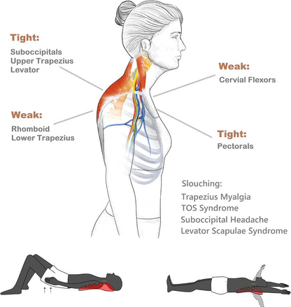 Trapezius Massager, Neck, Shoulder & Upper Back Pain Relief Manual Massager – Trigger Point Tool for Trapezius Tightness, Tension Headaches, Tech-Neck, and Suboccipital Release