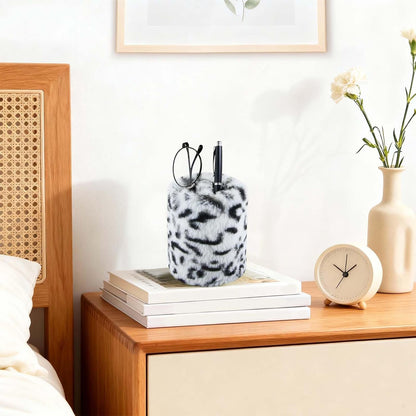 Eyeglass Holder for Nightstand,Anti-scratch Plush Eyeglass Stand Glasses Holders for Office Desk Organizer