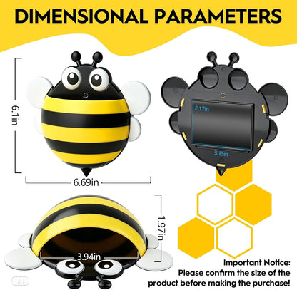 KITANIS Cute Ladybug Magnetic Pen Holder,2 Pack Magnetic Dry Erase Marker Holder,Magnet Storage Marker Pen Pencil Organizer for Refrigerator,Whiteboard,Locker Accessories