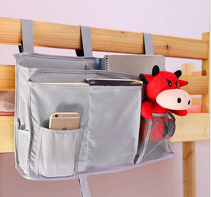 Sugaroom Bedside Storage Caddy, Bunk Bed Organizer Bed Storage Pocket Bedside Organizer Hanging Bed Storage Caddy for College Dorm Room, Hospital Bed Rails, Baby Bed, Camp