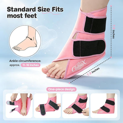 Ankle Ice Pack Wrap, Heel Ice Pack Wrap for Plantar Fasciitis Relief