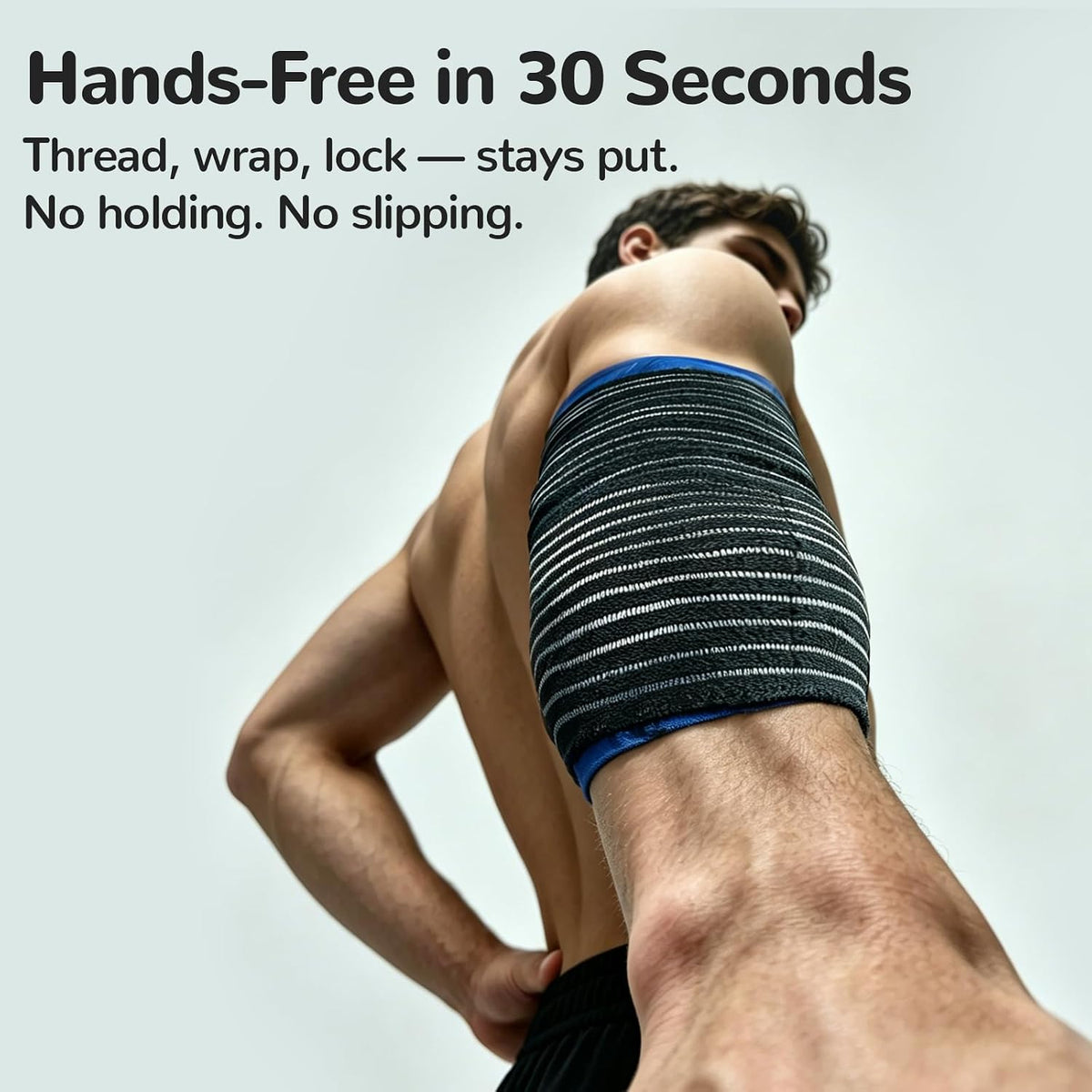 Hands-Free Ice Pack for Injuries Reusable, 10"×16" Flexible Cold Therapy