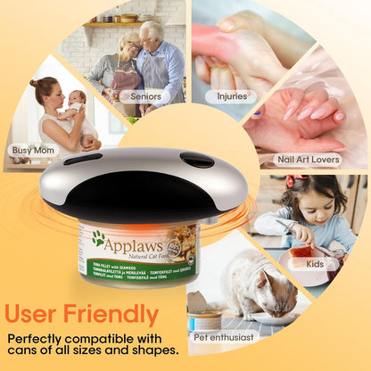 Electric Can Openers in 2026: Automatic Can Opener Electric with Rechargeable. The Can Opener Creates A Smooth Edge, Making It The Best Gift for Seniors And Kids. White