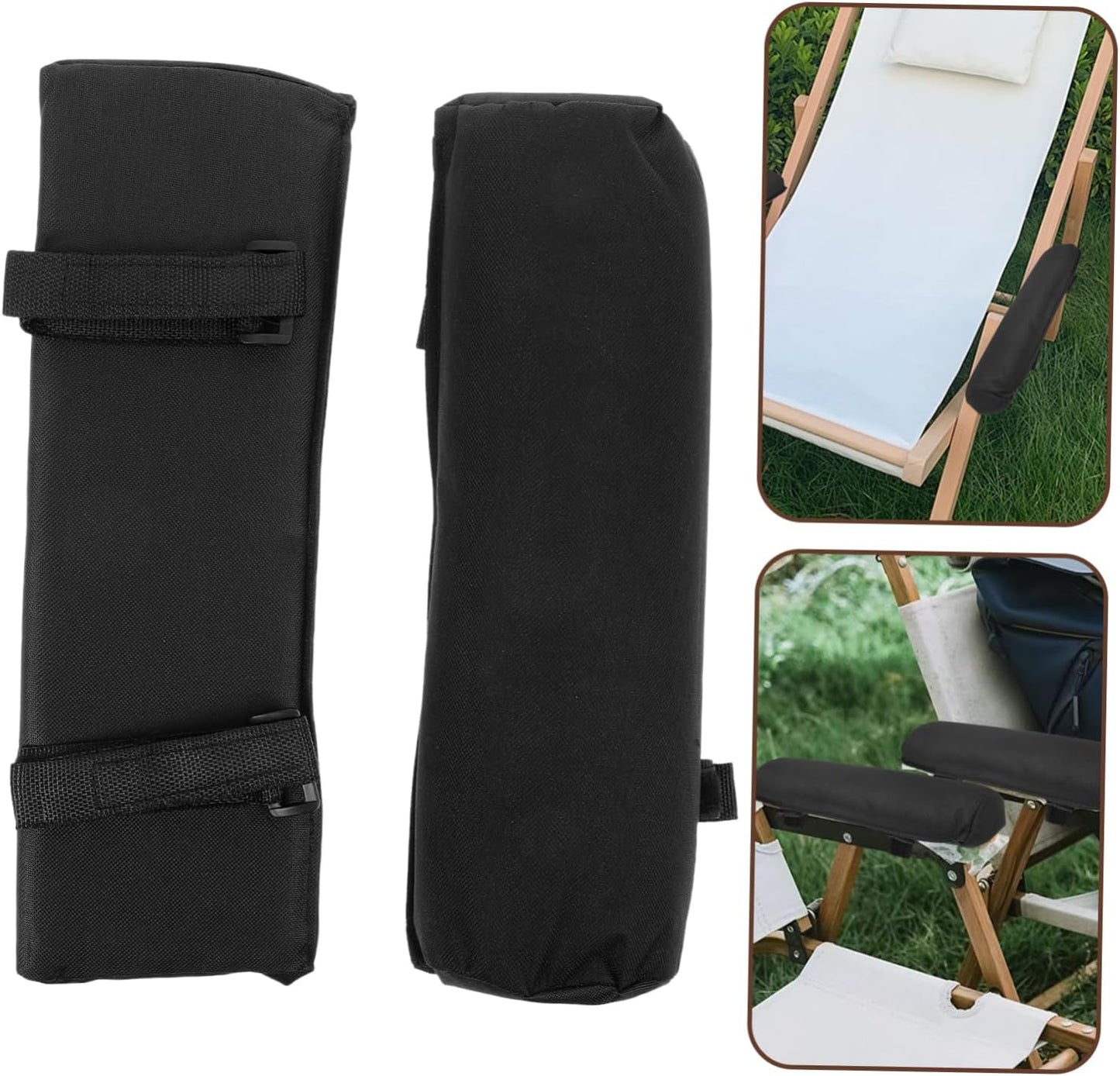 Foldable Chairs Arm Rest Pad Recliner Replacement Cushion Adjustable Soft Armrest Covers for Office Outdoor Use Support for Pregnant Women Elderly Children 13.38X12.99X1.96In