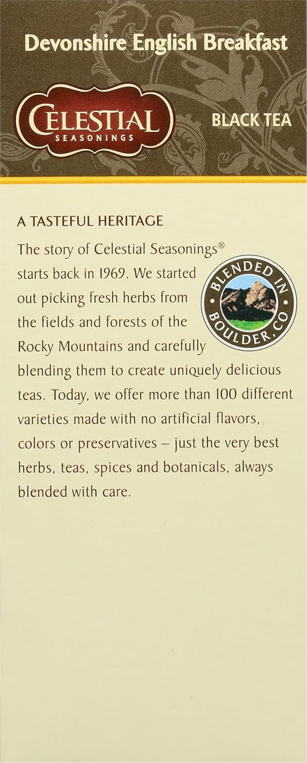Celestial Seasonings Caffeine Free Chamomile Herbal Tea, 25 Tea Bags