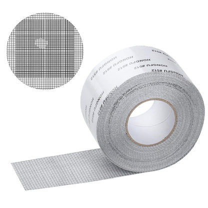 Window Screen Repair Tape Mesh Repair, Screen Mesh Patch Repair Kit | Strong Adhesive Fiberglass Screen Patch Repair Kit, Window Screen Repair Kit for Tent Net Windows Screen Repair,1.96"x32.8 ft
