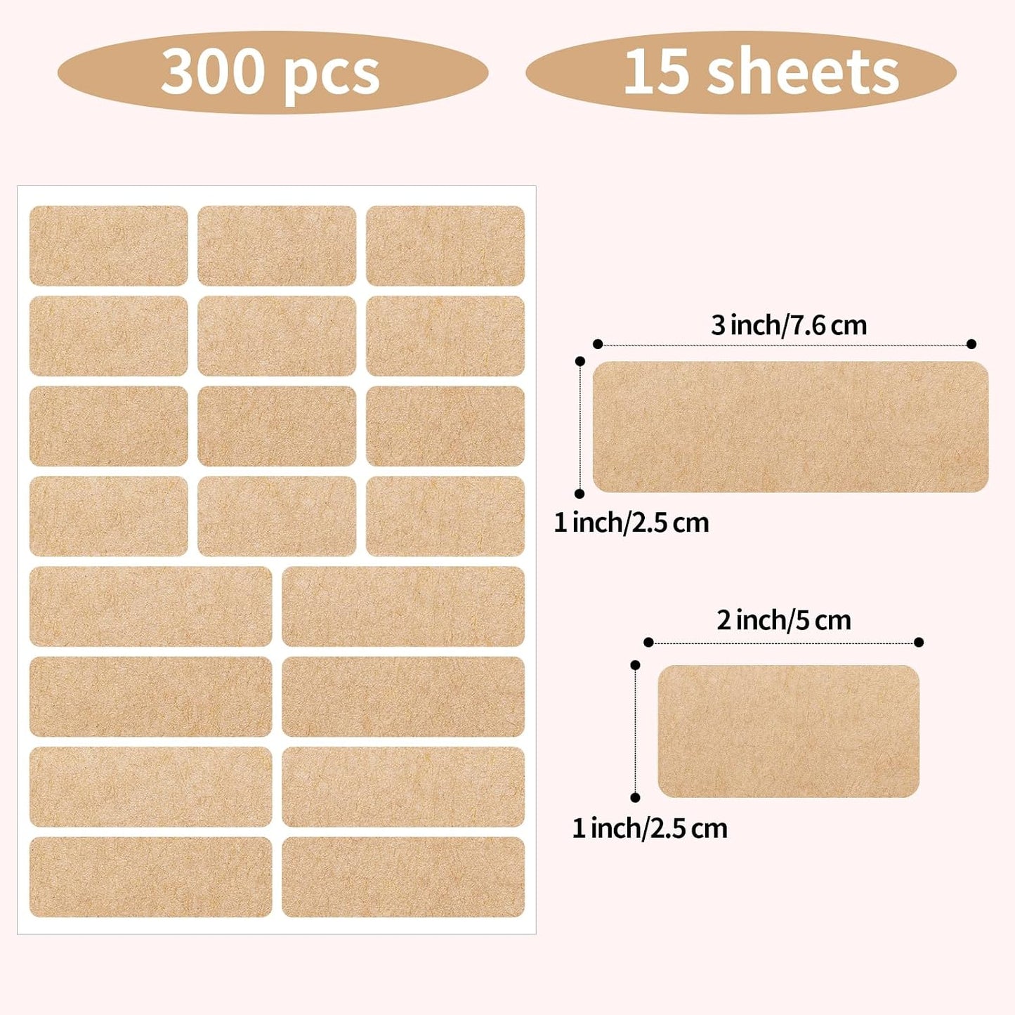 1000 Blank Removable Freezer Labels, Blank Removable Labels Water Oil Resistant with Perforation Line for Food Containers Jars Pantry Organization (Each Measures 1x 3 Inch)