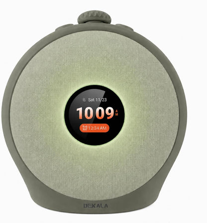 Dekala Sunrise Alarm Clock with Pulse Wake, 7-Day Programmable 4 Loud Alarm