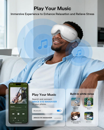 Eye Massager with Heat, Massaging Eye Mask, Eye Care Device