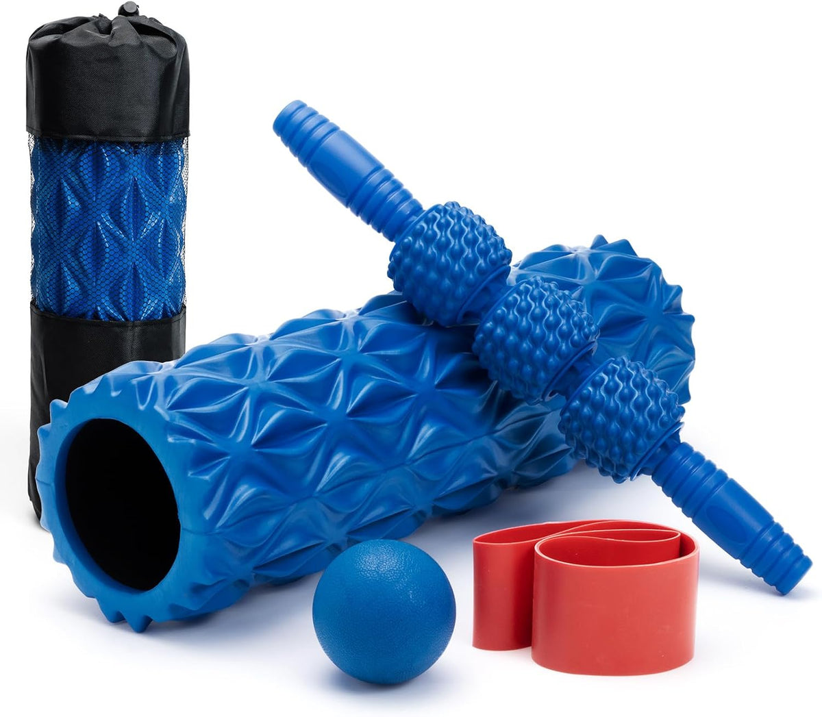 SUBCULTUREPICK 5 in1 Foam Roller Set, Trigger Point Foam Roller Deep Tissue