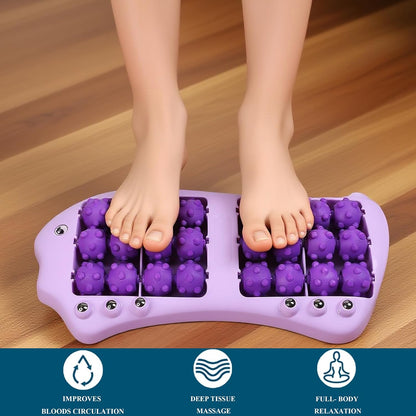 Foot Roller Massager for Plantar Fasciitis Relief, Large Size Roller Foot Massage Shiatsu Acupuncture Massage, Reflexology Tool,Heel, Arch, Muscle Aches, Foot Pain, Stress Relief - Relaxation Gift