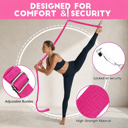 Stretching Strap with Door Anchor Improve Leg Flexibility for Splits