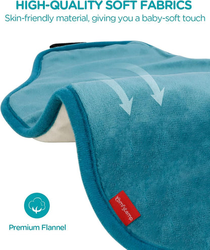 Comfytemp Heating Pad for Back & Period Abdomen, FSA Eligible HSA, XL, Grey