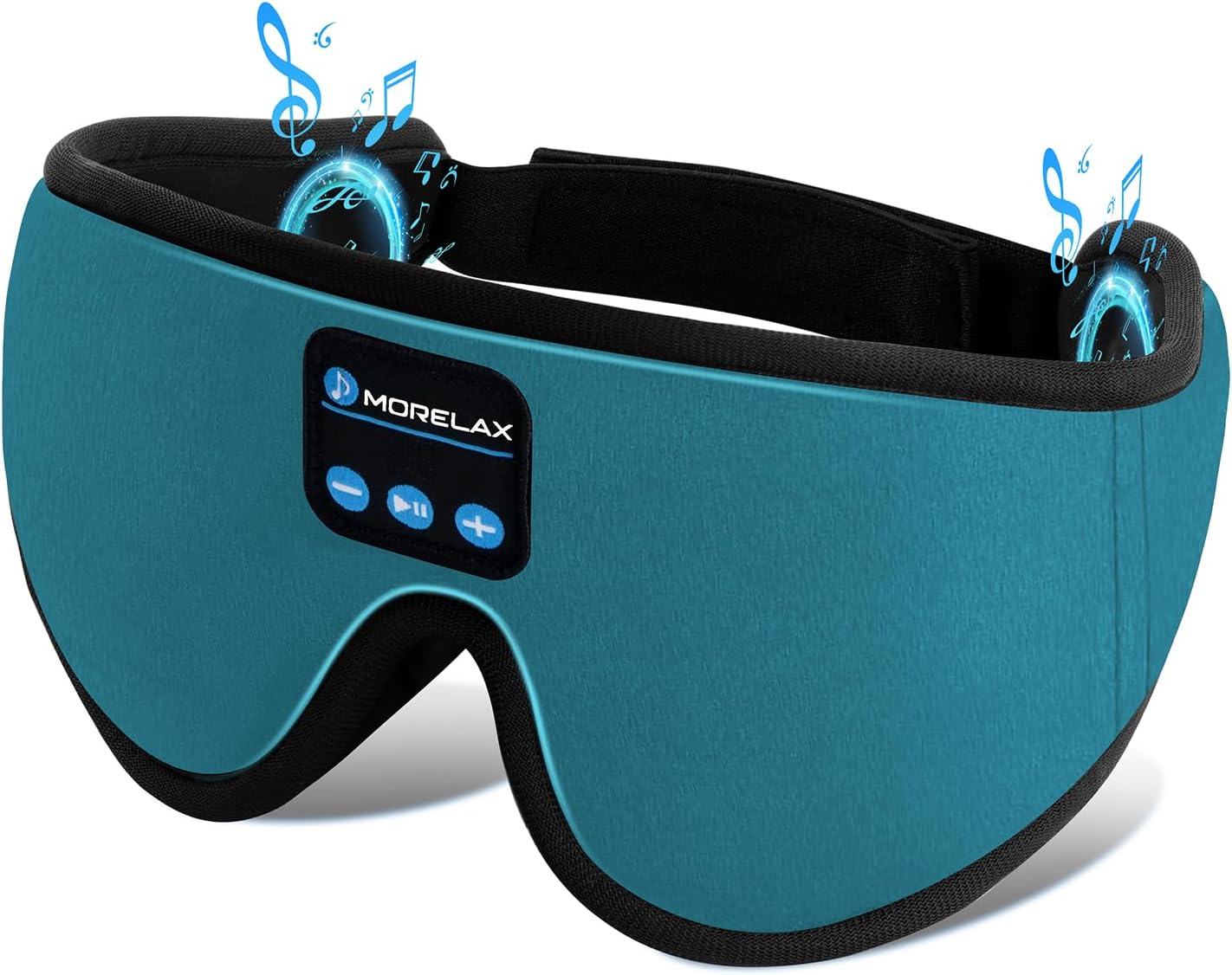 Sleep Headphones,Sleep Mask for Side Sleeper,3D Eye Mask for Sleeping with Stereo Speakers,Bluetooth Headphone,Perfect for Gifts for Women/Men Black