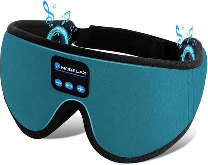 Sleep Headphones,Sleep Mask for Side Sleeper,3D Eye Mask for Sleeping with Stereo Speakers,Bluetooth Headphone,Perfect for Gifts for Women/Men Black
