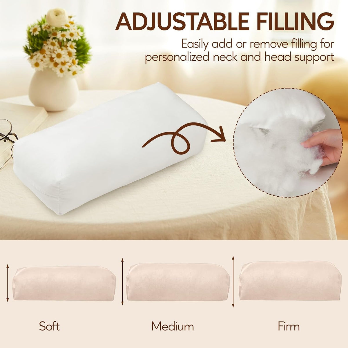 Neck Pillow for Recliner Chair, Adjustable Recliner Pillow for Headrest