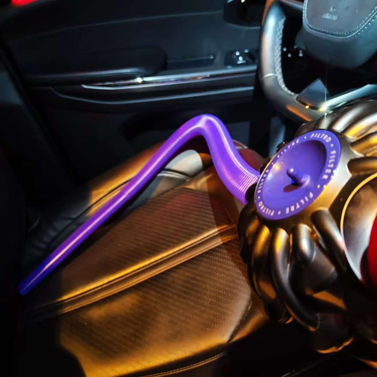 Dryer Vent Cleaner Kit for Dyson V15 V15s V12 V11 V10 V8 V7 Gen5 | 34" Flexible Crevice Tool, Cleaning Hose Attachment, Prevents Dryer Fires,Fits Tight Crevices for Car Detailing,Corners,Gaps