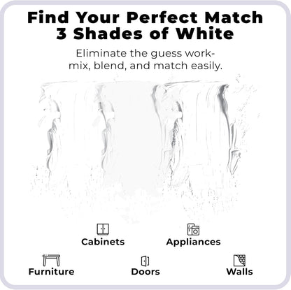 spot. Touch-Up Paint | Matte Finish for Cabinets, Walls, Doors & Furniture | Multi-Tone Beige Repair Kit | Quick-Dry, Self-Priming, Low-Odor, Eco-Friendly | No-Sanding or Primer Needed | 3 Pack
