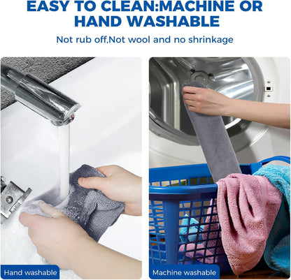 Retractable Gap Dust Cleaner Cleaning Tools with 2 Microfiber Dusting Cloths Long Handle 60inches Washable and Retractable Duster Brush for Cleaning Under Appliances Furniture Couch Fridge