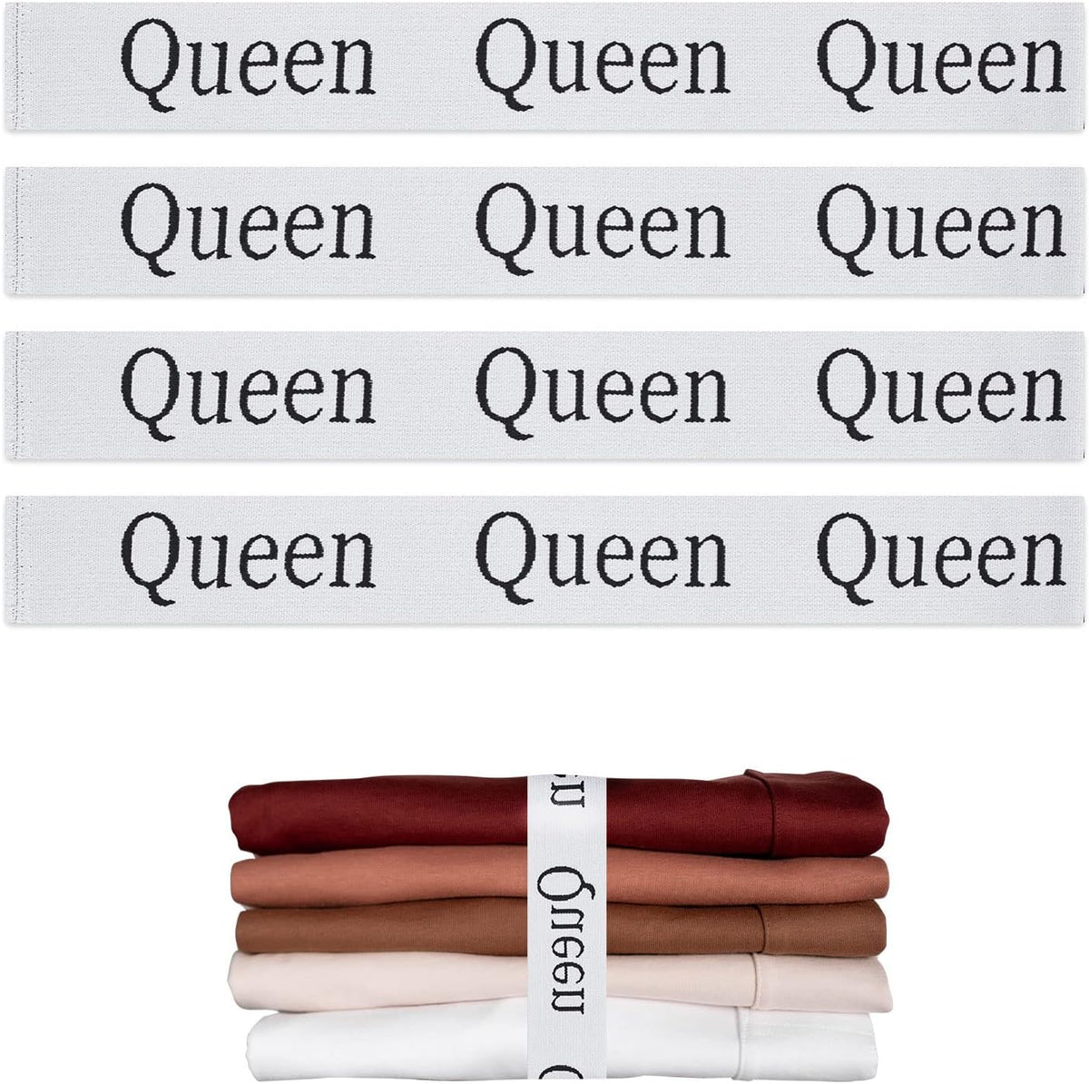 Adjustable Bed Sheet Straps Clips, Elastic Mattress Sheet Fasteners Holder and Suspenders, Grippers to Hold Sheet, Mattress, Sofa, Couch, Table Cloth, Ironing Board Cover, Black
