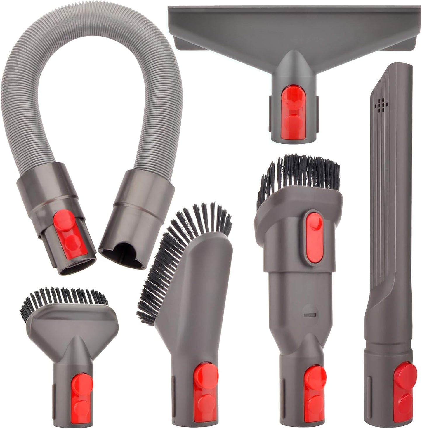 Attachment Kits for Dyson Vacuum Cleaner,Hose,Crevice Tool,Dryer Lint Vac Attachment for Dyson V15 V15s V11 V8 V9 V7 V10 V12 Detect Cyclone Absolute Cordless Handheld Vacuum Cleaner