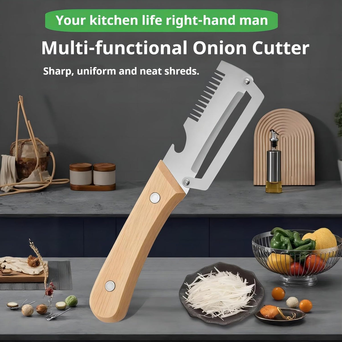 vegetable peeler，3 in 1ultra-sharp stainless steel blade, suitable for peeling fruits and vegetables, with bottle opener