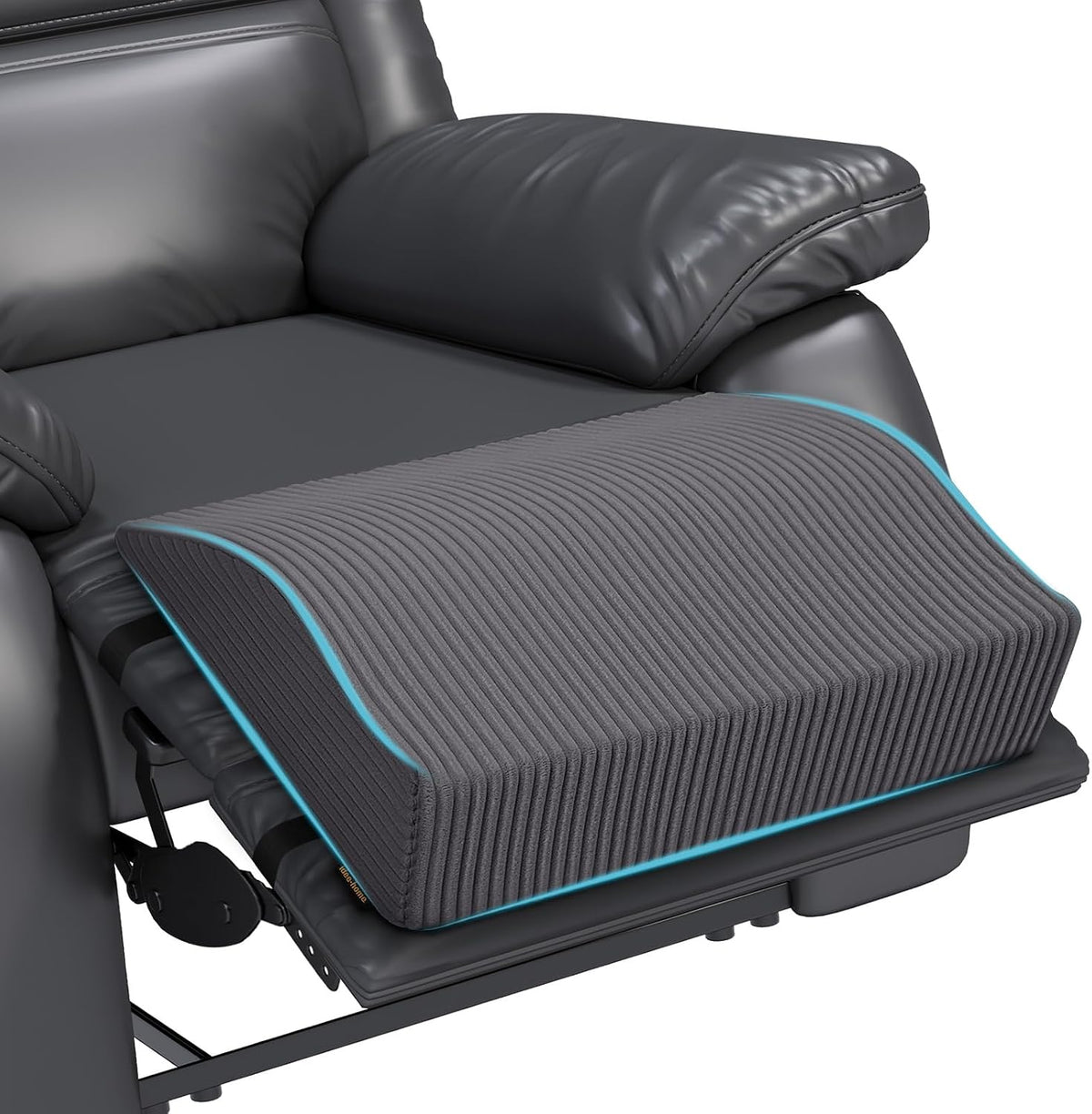 idee-home Recliner Leg Rest Cushion, Recliner Footrest Extender Pillow