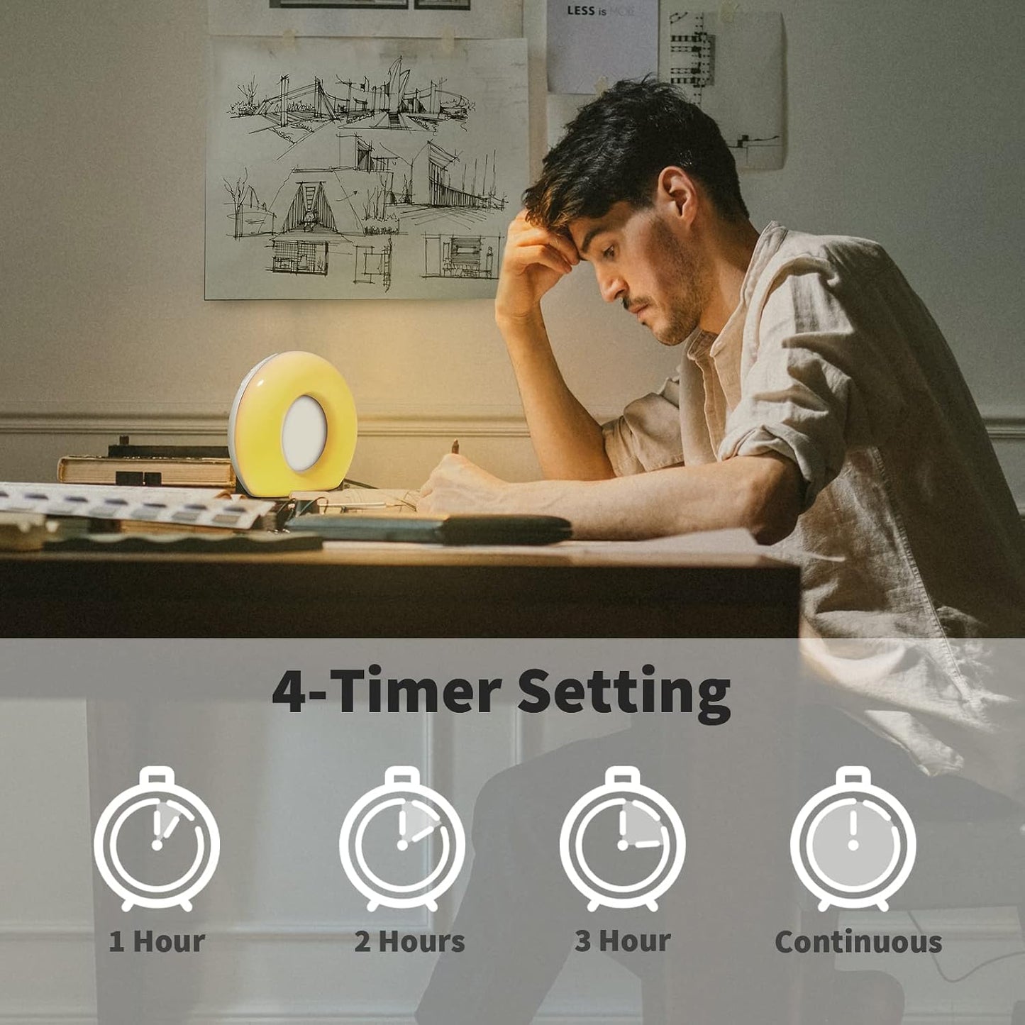DailyBody Sound Machine White Noise Machine with 30 Soothing Sounds 12 Colors Night Light 32 Levels Volume 5 Timers & Memory Function Effectively Blocks Noise Ideal Sleep Machine for Baby Kids Adults